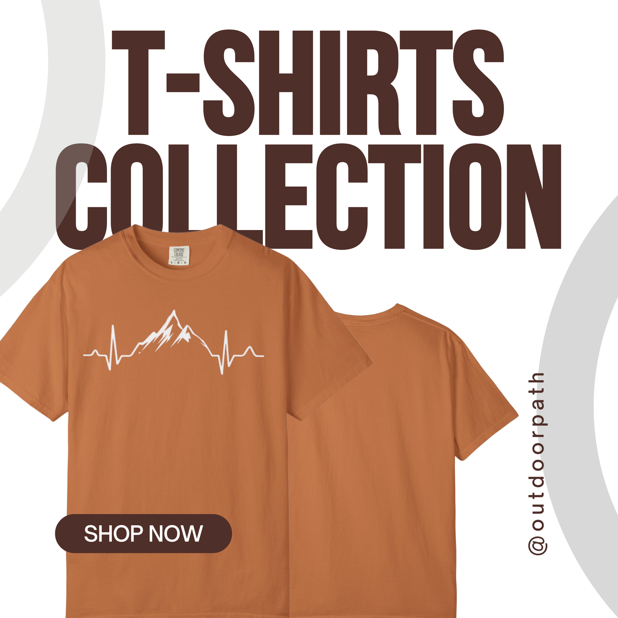 Mountain Heartbeat Adventure Graphic Tee